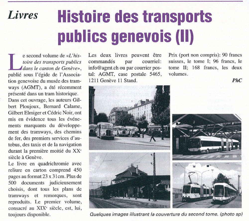 Histoire des TP genevois_volume 2