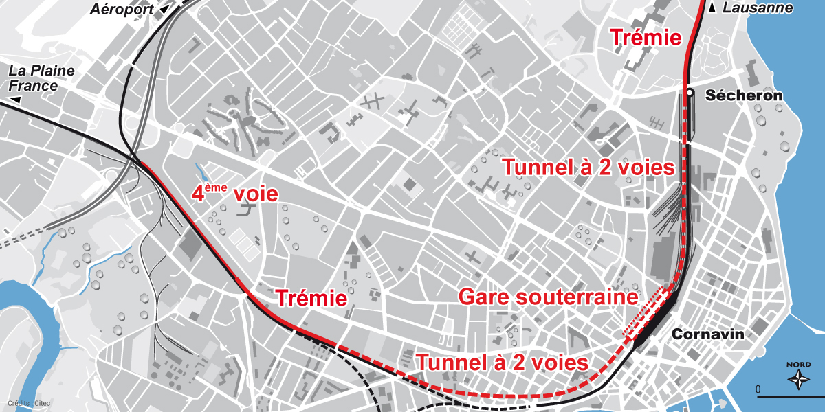 Citec Etudes ferroviaires Augmentation de la capacité de la gare Cornavin, Genève