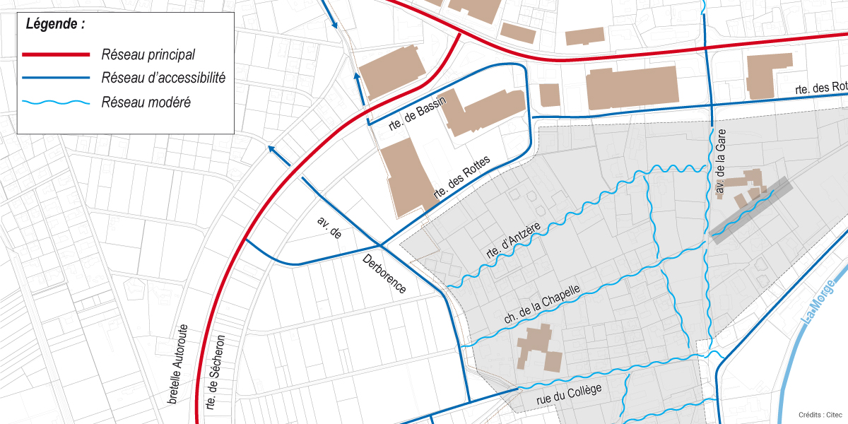 Citec Plan Deplacement Schema directeur multimodal Conthey Valais