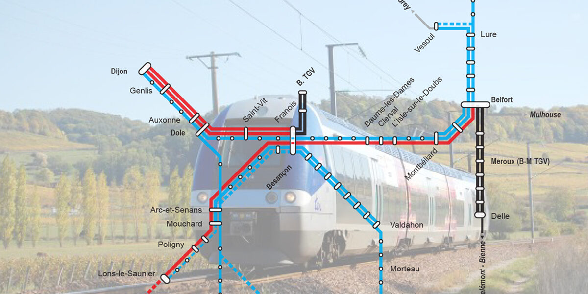 Citec Etudes Ferroviaires Assistances à Maitrise d’Ouvrage pour la desserte régionale du TER, Bourgogne-Franche-Comté