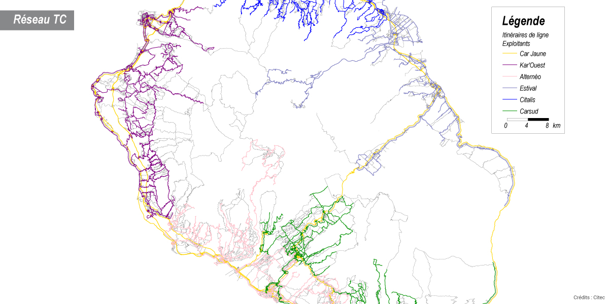 Citec Modelisation Transport modele macroscopique La Reunion