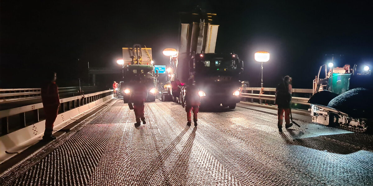 Citec Chantiers routiers Toboggan N12, Réfection de la voie lente, Genève