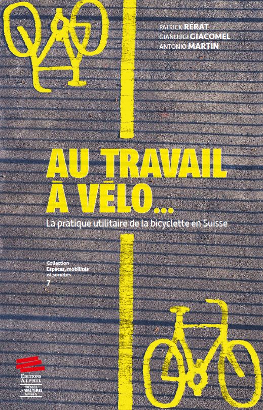 Couverture Au travail à vélo