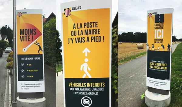 Totems de sensibilisation à Anières