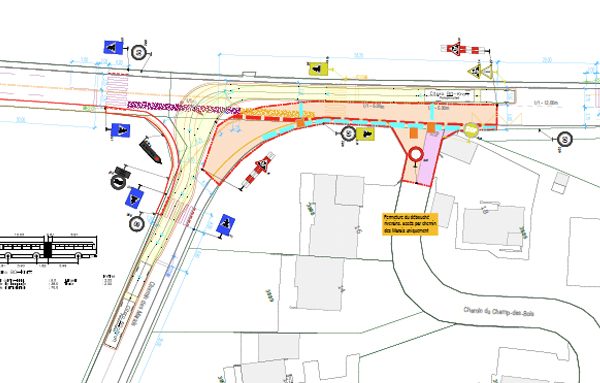 Rue Antoine-Martin : étape de chantier. Crédit : Citec