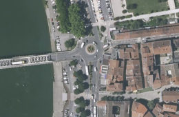 Settore d'intervento Citec a Neuville-sur-Saône. Fonte : Geoportale