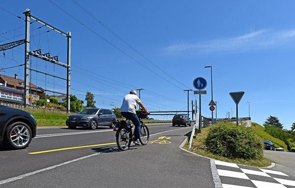 Politique cyclable du Canton de Neuchâtel. Crédit : SPC Neuchâtel