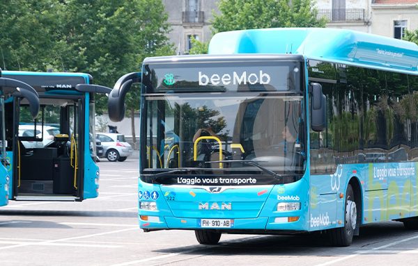 Réseau de bus beeMob. Crédit : Agglomération Béziers Méditerranée