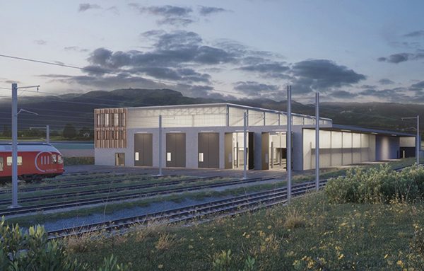 Projection du nouveau site de l'entreprise TPN-NstCM. Crédit : Luscher Architectes  - Pixiform