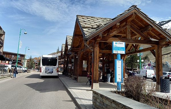 Cœur de la station des Deux Alpes. Crédit : Citec