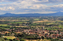 Vista aerea della valle