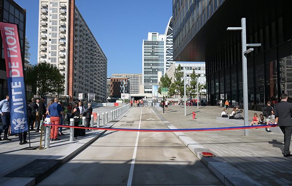 Inauguration du Passage Pompidou, Gare de Lyon Part-Dieu. Crédits : Philippe Gasser, Citec