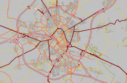 Rete stradale del Grand Reims. Credito: Citec