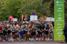 Départ de la course en 2024. Crédit : Grande Course du Grand Paris