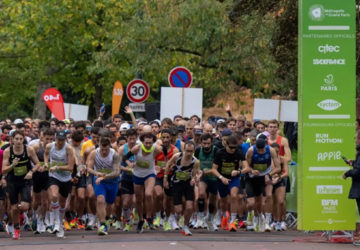 Départ de la course en 2024. Crédit : Grande Course du Grand Paris