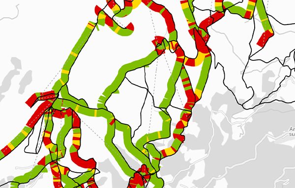 Modélisation du domaine skiable de Crans-Montana. Crédit : Citec