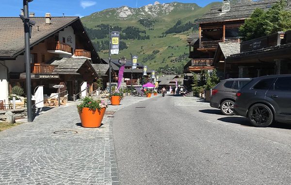 Rue de Médran, Verbier. Crédit : Citec