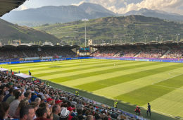 Match de l'Euro féminin 2025,  Sion. Crédit : Citec