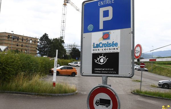 Parking La Croisée à Delémont. Crédit : ©BIST/Stéphane Gerber