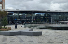 Piazza Béraudier, stazione di Lyon Part-Dieu. Crediti: Citec
